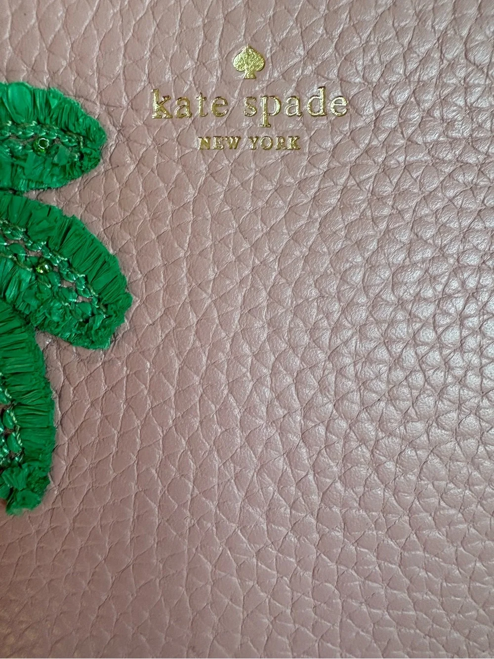 NWOT KATE SPADE Pink Palm Tree Wristlet Clutch